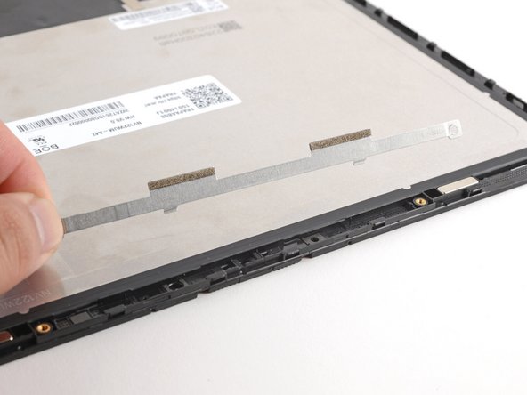 Inspect the replacement display and carefully peel off any protective liners.