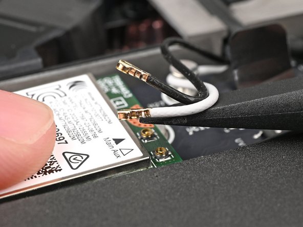 Repeat for the other coaxial cable.