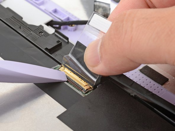 If the locking bar can't swing all the way down around the connector, you'll need to insert the cable deeper into the connector.