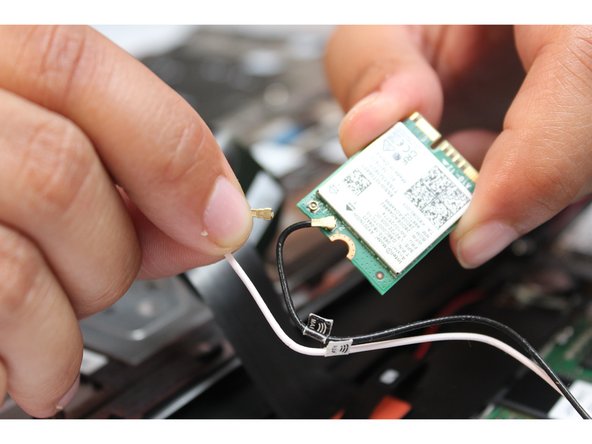 Repeat for the black antenna.