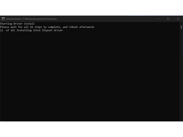 First, download the Driver Bundle for your Framework Laptop from here. If you haven't connected to a network yet, you'll need to download this on another system and then copy it over using a USB Flash Drive.