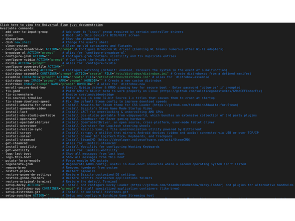 Ujust. Technically ujust is not a package format, but are convenience commands that automate tasks using scripts which can be utilized to install specific software.