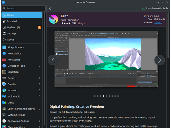 Flatpaks. Installing Flatpaks is the recommended method to installing software. This is the primary method of installing applications on Bazzite and is recommended to use Flatpak over other formats for most software when possible.