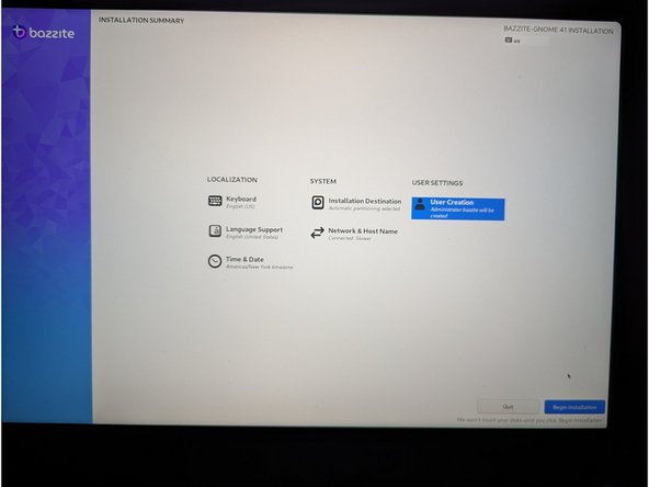 Select Installation Destination, check Free up space by removing or shrinking existing partitions. Because we want this to be a dedicated installation on its own, select Delete all, then Reclaim space. Click Done.