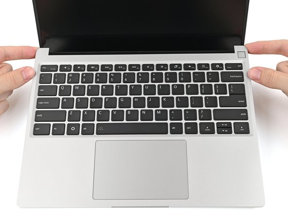 Lay the Input Cover over the laptop and let the magnets snap it into place.