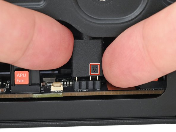 If you aren't using an RGB fan, then skip this step.