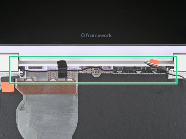 Zoom in on the second image to see how the antenna cable sits in its channel.