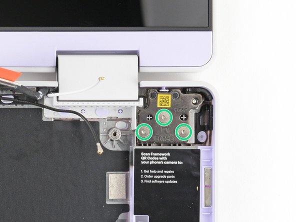 These screws are not captive. Store them in a safe location for reassembly.