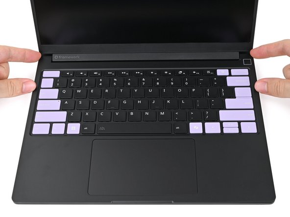 The bottom right corner of the Input Cover won't sit flush with the laptop until you tighten its screws.