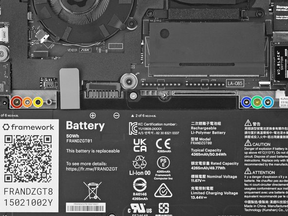 Nine grey screws labeled "M1.6 1.5mm fastener with a 5.5mm diameter 0.6mm thick T5 head"