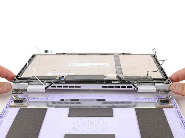 Separate the Top Cover from the rest of the laptop.