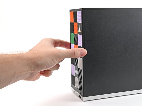 Press the Front Panel flat to the chassis and let it align to the magnets.