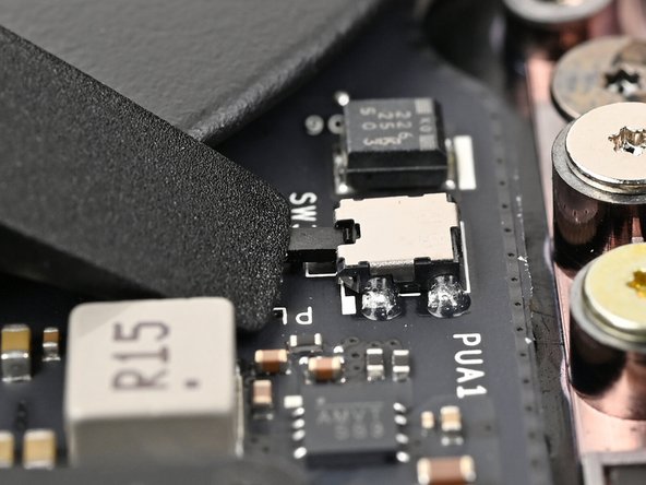 Press and hold the switch down for two seconds.