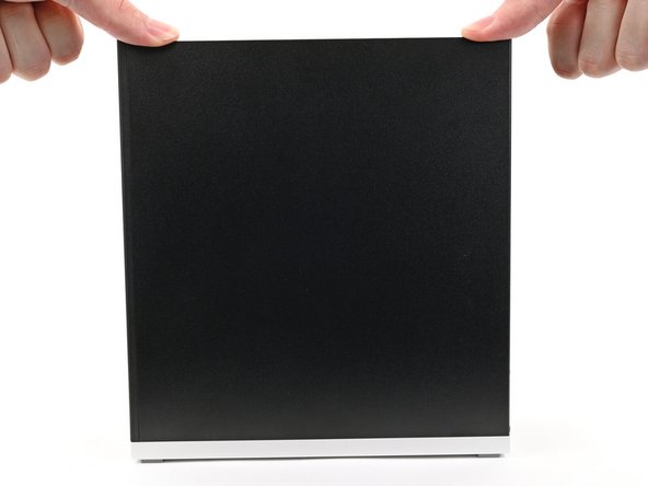 Push the Right Panel towards the base of the computer to engage the clips.