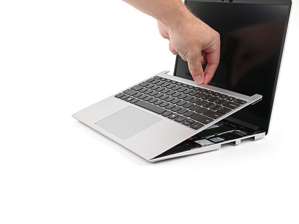 Flip the top of the Input Cover so the Keyboard is facing down.