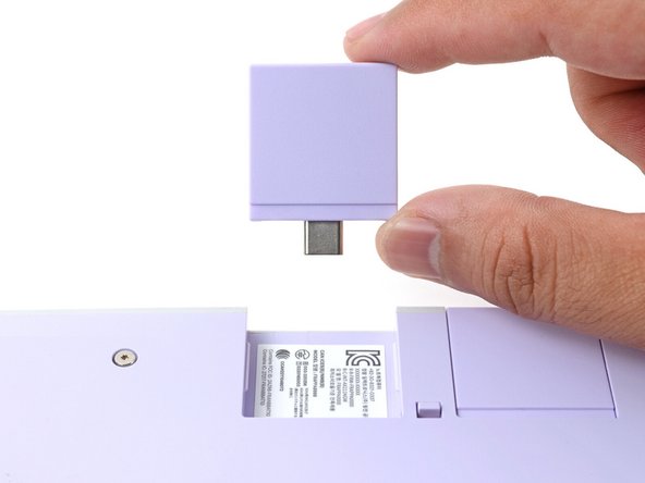 If you have trouble pulling the Expansion Card out, you can also use the flat end of your Framework Screwdriver to push against the lip.