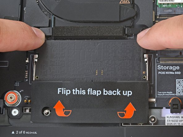 Insert the contact edge into the socket at a shallow angle. The gold contacts should mostly be covered by the socket.