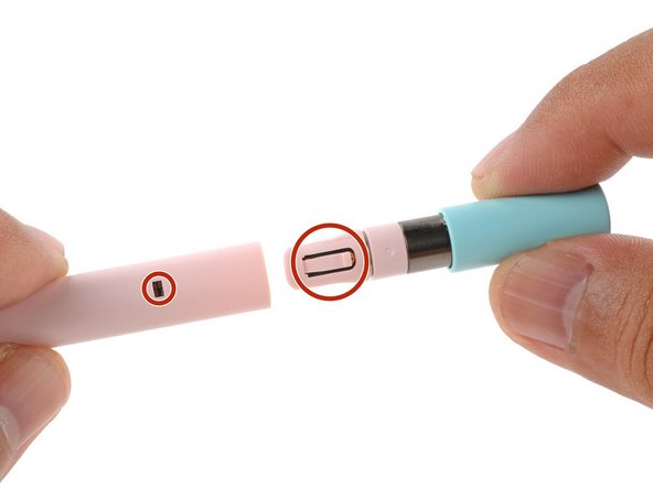 To install the replacement battery: