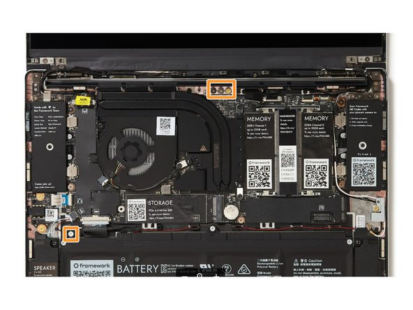 The smaller black fasteners are to be used only on the silver bracket on top of the Keyboard.