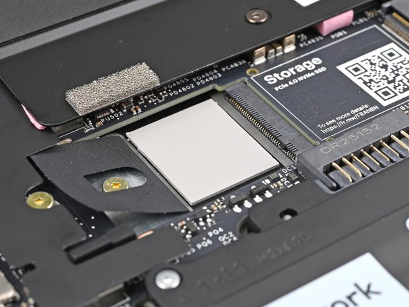 If you're installing a secondary SSD, follow the next five steps. Otherwise, skip to step titled &quot;Remove the primary SSD screw&quot;.