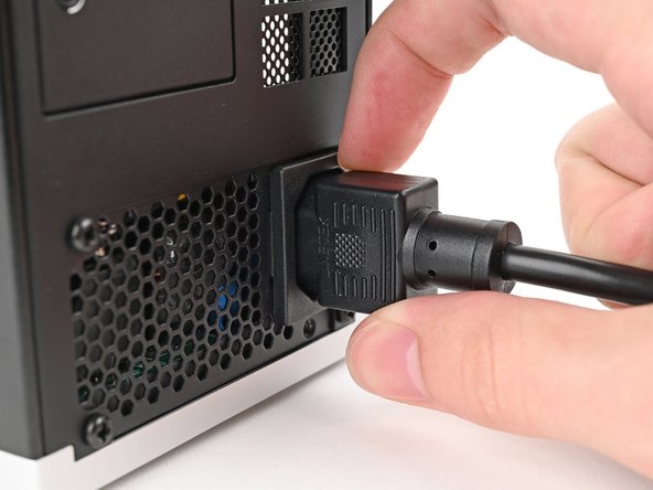 Plug the Desktop back in.