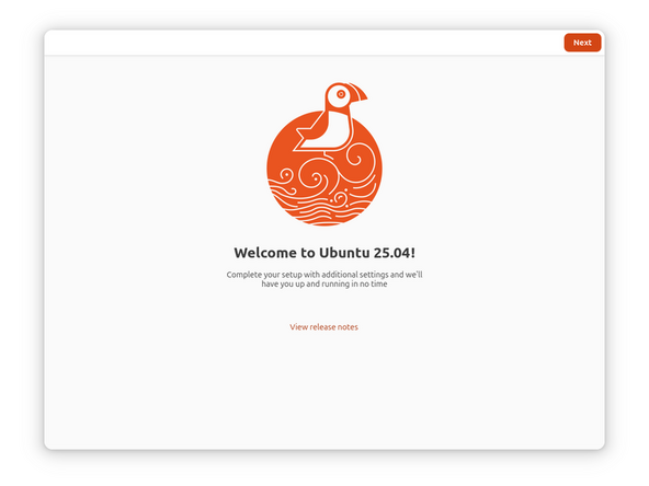Once rebooted, simply follow the prompts for whether or not you are using Ubuntu Pro and if you wish to send back error reports.