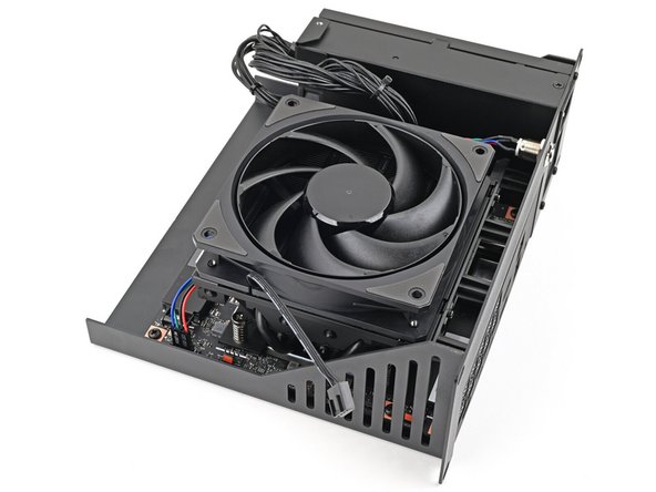 If you're using a different fan, orient it such that the fan is blowing towards the heatsink, not away.
