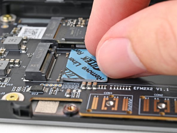 Place the thermal pad over its spot on the adapter.