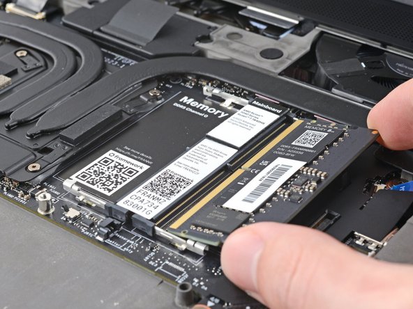 Repeat for the other RAM stick.