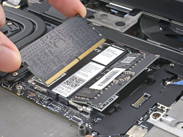 Repeat for the other RAM stick.