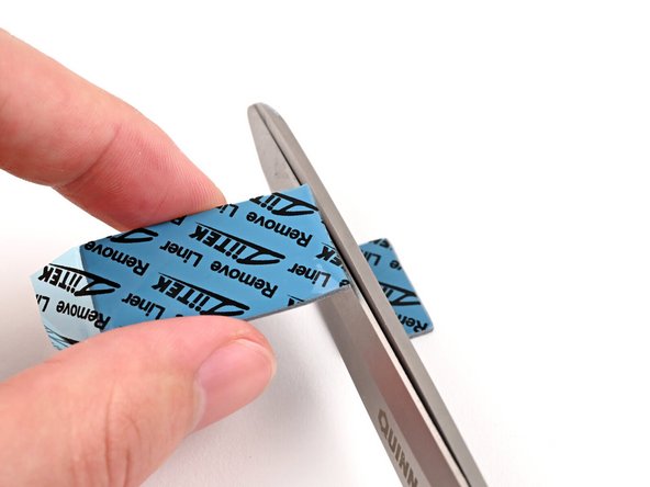 Use scissors to cut the thermal pad to your desired length.