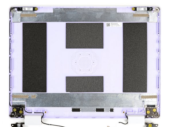 Zoom in on the second photo to see how the antenna cables sit in their channels.