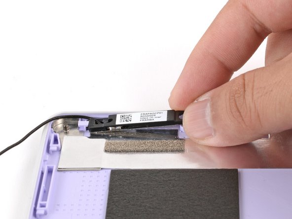 Lay each antenna in place in the Top Cover.