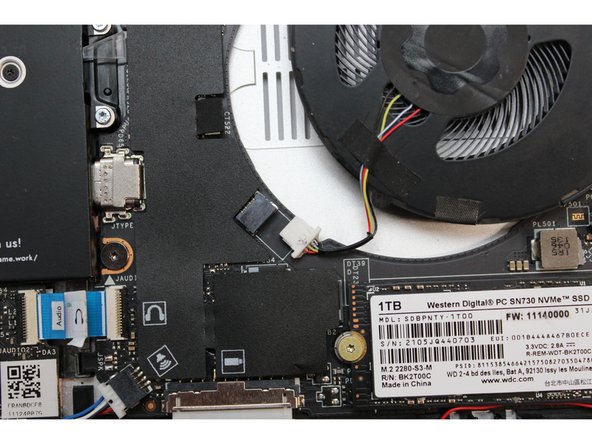 The Heat Sink and Fan component is now fully detached.