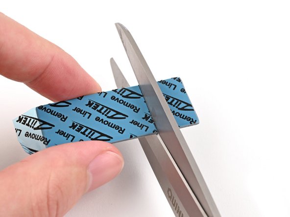 Use scissors to cut the thermal pad to your desired length.