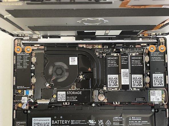 Rotate the lid back up to a 90 degree angle to make it easier to remove and install the Hinges.