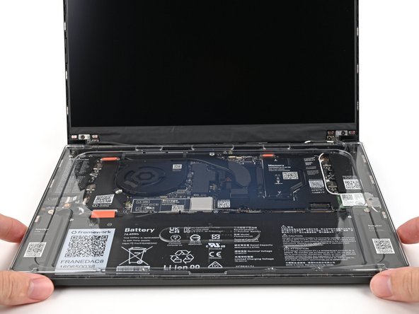 Open the Laptop and remove the plastic cover.