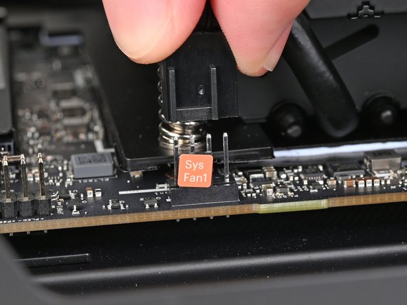 Follow this step to connect an additional fan. Otherwise, skip it.