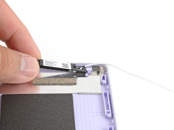 To install the antennas, you'll fasten them onto the frame first, then route each antenna cable into its Top Cover channel.