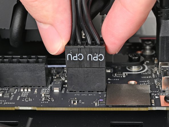 Depending on your case, your cable might be split into two heads with their own clips.