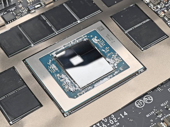 Apply a few drops of isopropyl alcohol (>90%) to the APU and use a coffee filter or a lint-free cloth to wipe away any residue.