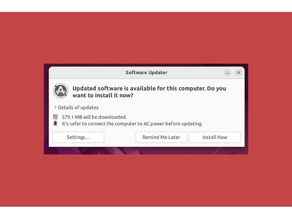 You may already have a window like the third image shown on the left appear before opening the updater - this happens and is totally fine. If this happens, go ahead and select Install now.