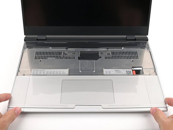 Remove the plastic cover.