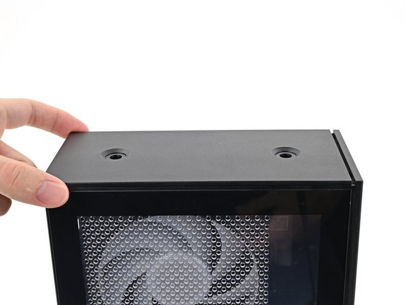 There should be a small gap between the Top Panel and the front of the Desktop