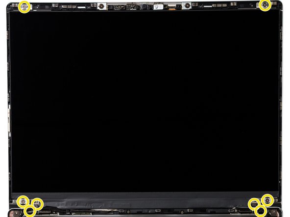 In the second image, marked with yellow markers, we have the gray colored fastener that is used for the Display and for the Hinges where they attach to the Top Cover.  This is an M2 2.0mm fastener with a T5 head which is  4.5mm in diameter and 0.5mm thick.