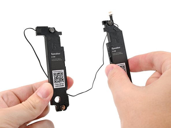 Separate the Speakers from each other if they're attached.