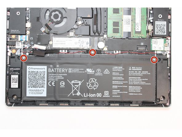 Be extremely careful when sliding the Battery connector out, as it is very easy to accidentaly bend the pins. Make sure to slide straight down, and avoid letting the connector twist or bend.