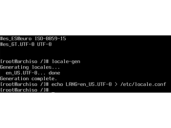 For example, to set the locale to US English, locate the line that reads #en_US.UTF-8 UTF-8 and change it to en_US.UTF-8 UTF-8