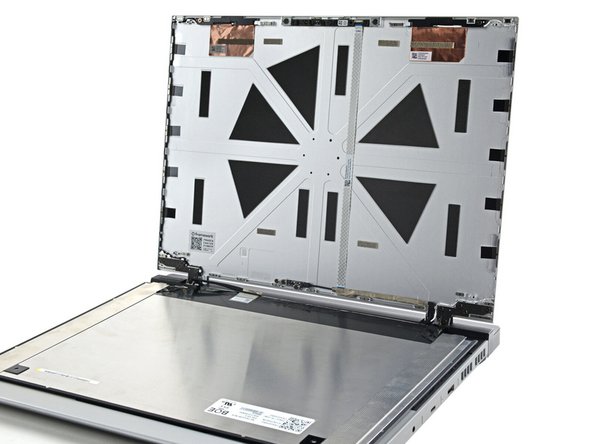 Flip the front of the display down and rest it on the keyboard.