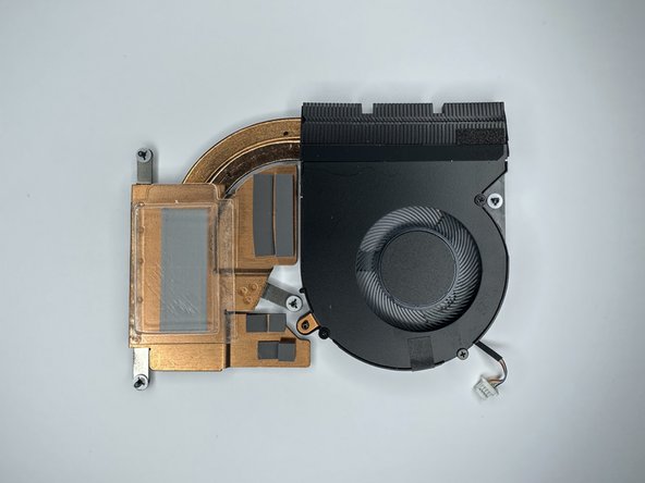 Second image shows picture of Heatsink Kit as you would receive it and labeled to match first image.